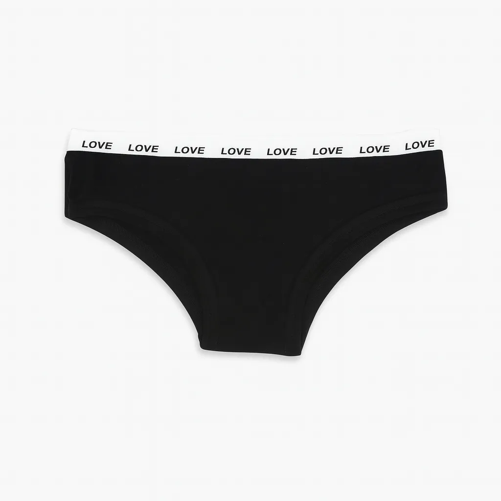 شورت زنانه طرح love کمر کش