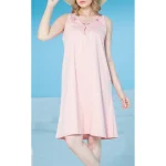 پیراهن یقه چاکدار گلدوزی شده زنانه بلکس