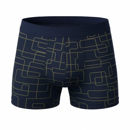 شورت مردانه پادار کش اسپورت چاپدار بلکس - بسته 2 عددی