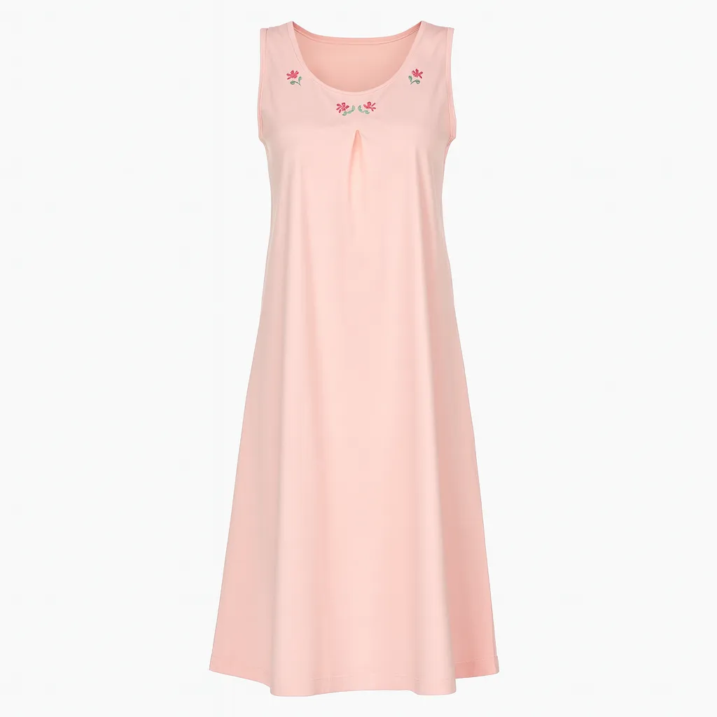 پیراهن یقه چاکدار گلدوزی شده زنانه بلکس