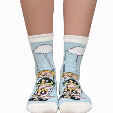 جوراب بچگانه طرح The Powerpuff Girls