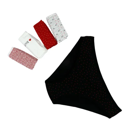 شورت زنانه براک طرحدار سایز M - پک 5 عددی