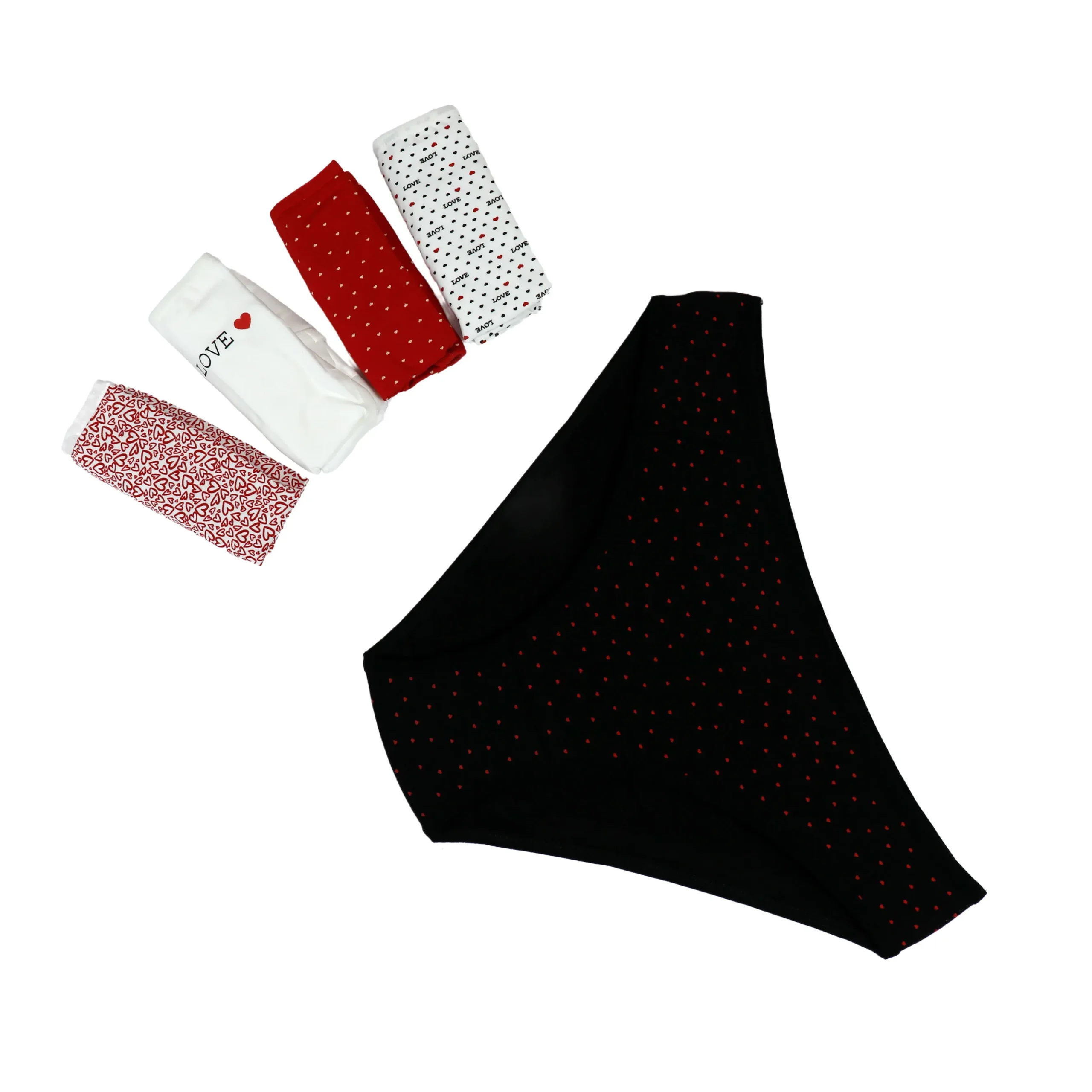 شورت زنانه براک طرحدار سایز M - پک 5 عددی