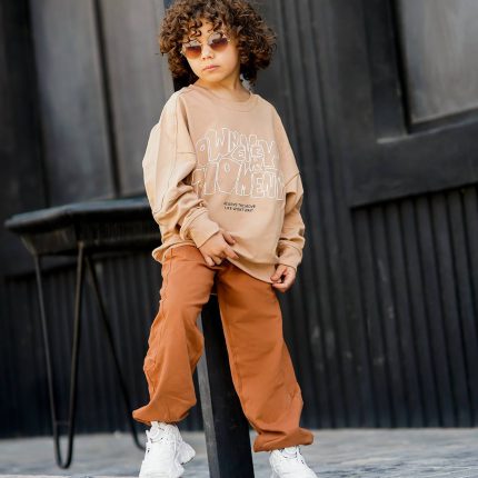 ست بلوز و شلوار Lumik پسرانه طرح Moment