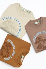 ست بلوز و شلوار بگ چاپ PARIS مدل یونیسکس