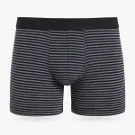 شورت مردانه پادار کش ژاکارد اسپورت مشکی - بسته 2 عددی