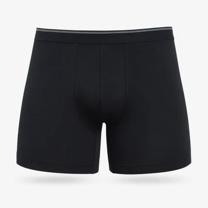 شورت مردانه پادار کش ژاکارد اسپورت مشکی - بسته 2 عددی