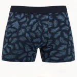 شورت مردانه پادار کش ژاکارد اسپورت طرح برگ - بسته 2 عددی