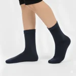 جوراب ساق بلند پسرانه family socks رنگ دودی