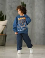 ست بلوز و شلوار بچگانه طرح گیم Lumik