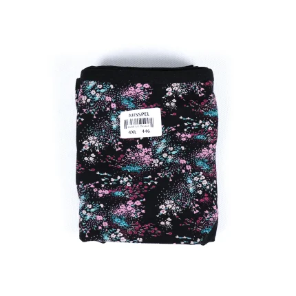 شورت زنانه میسپل طرح دار سایز 4XL طرح 1