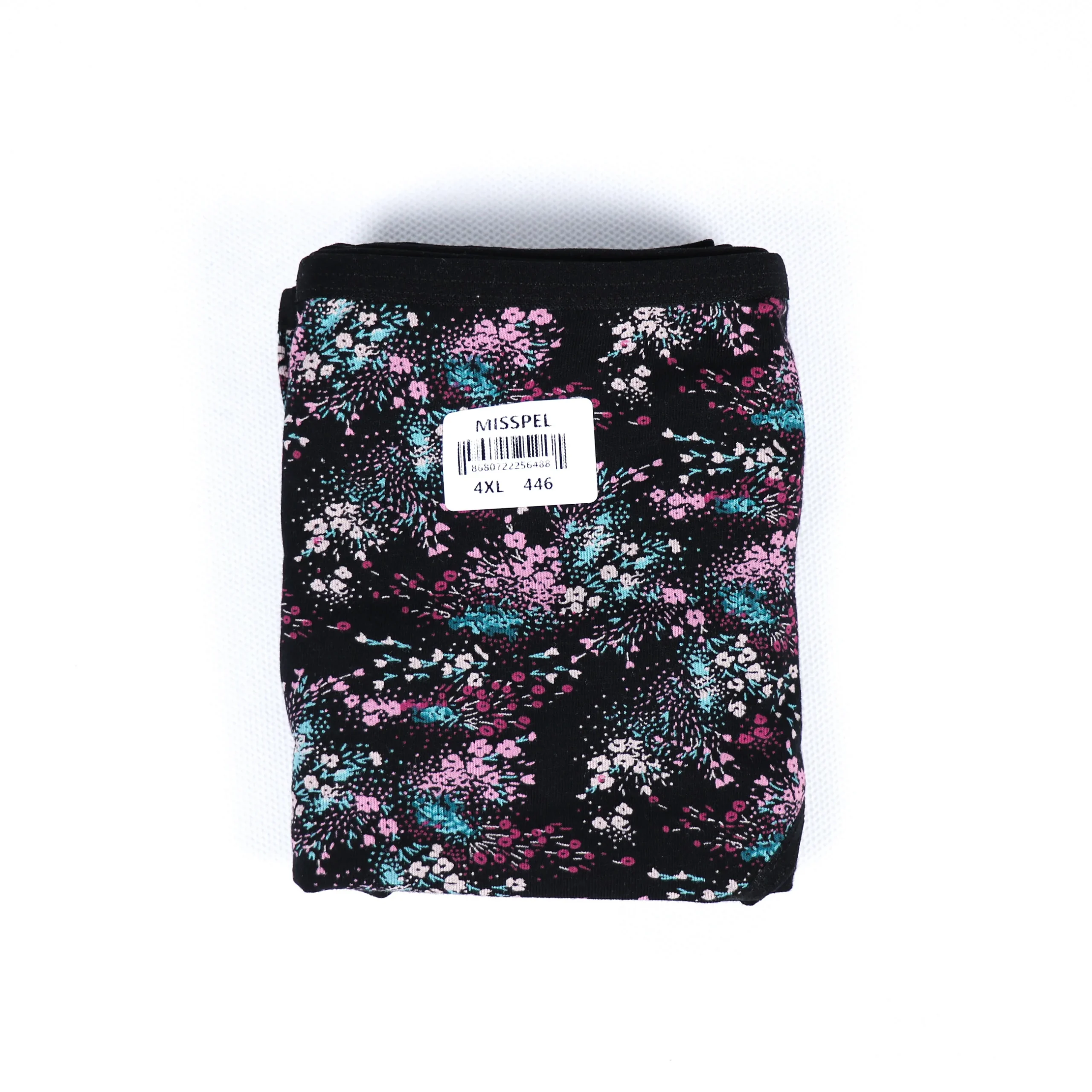 شورت زنانه میسپل طرح دار سایز 4XL طرح 1