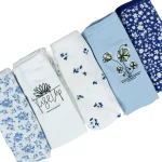 شورت زنانه براک آبی و سفید سایز M