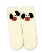 جوراب پشمی دخترانه مدل عروسکی فانتزی