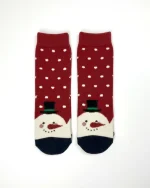 جوراب طرح کریسمس پشمی زنانه و مردانه کوکو مدل زمستانی