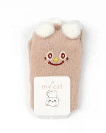 جوراب عروسکی زمستانی گوش‌دار تدی - تصویر 5