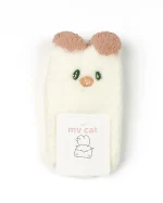 جوراب عروسکی زمستانی گوش‌دار تدی - تصویر 4