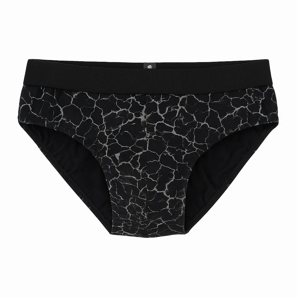 شورت اسلیپ براک مردانه رنگ مشکی خط دار سایز 2xl