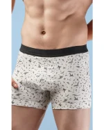 شورت مردانه پادار کش ژاکارد اسپورت طرح silk- بسته 2 عددی - تصویر 2