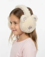 گوش‌گیر بچه‌گانه طرح خرس عروسکی خزدار