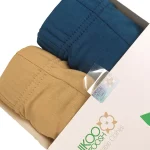 شورت پادار مردانه کمرکش تخت لیفه‌ای رنگی (بسته ۲ عددی) - تصویر 2