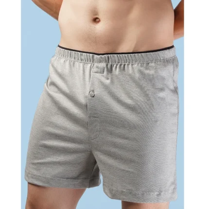 شورت باکسر مردانه کش اسپورت ساده رنگی pack1-3- بسته 3عددی