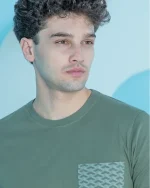 ست مردانه تیشرت جیبدار و شلوارک چاپ‌دار بلکس - تصویر 2