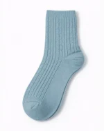 جوراب نخی نیم ساق زنانه طرح بافت