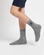 جوراب نیم ساق نخی پسرانه KANGJAWA مناسب ۸ تا ۱۲ سال