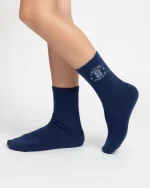 جوراب نیم ساق نخی پسرانه KANGJAWA مناسب ۸ تا ۱۲ سال