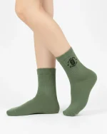 جوراب نیم ساق نخی پسرانه KANGJAWA مناسب ۸ تا ۱۲ سال