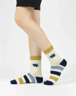 جوراب نیم ساق پسرانه طرح فضانورد میوشی مناسب ۸ تا ۱۲ سال