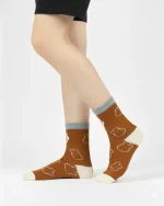 جوراب پسرانه نخی طرح خرگوش میوشی مناسب ۸ تا ۱۲ سال