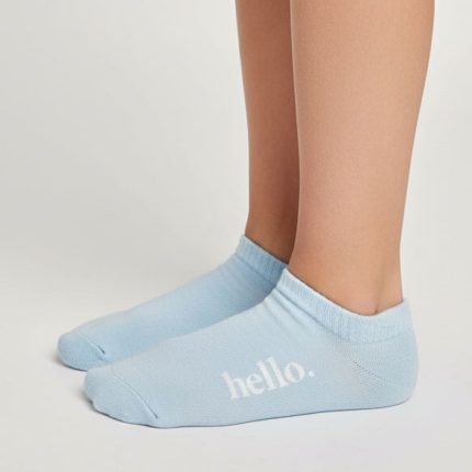 جوراب مچی زنانه و دخترانه طرح hello