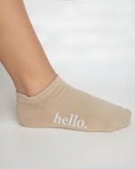 جوراب مچی زنانه و دخترانه طرح hello