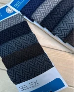 جوراب مردانه ساق بلند ۵ عددی بلکس (طرح 3) - تصویر 2