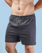شورت باکسر مردانه کش اسپورت ساده رنگی پک دو - بسته 3عددی - تصویر 2