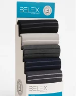 جوراب مردانه ساق بلند ۵ عددی بلکس (طرح 4)