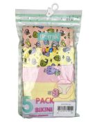 شورت اسلیپ دخترانه طرح میوه‌ای فانتزی براک پک ۵ عددی نخی