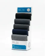 جوراب مردانه ساق بلند ۵ عددی بلکس (طرح 5)