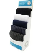 جوراب مردانه ساق بلند ۵ عددی بلکس (طرح ۶) - تصویر 3