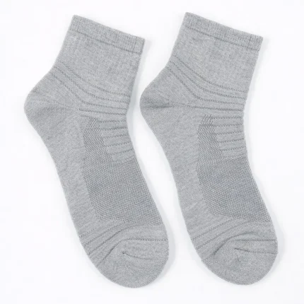 جوراب مچی اسپرت نخی کف حوله‌ای مردانه