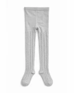 جوراب‌شلواری بچگانه بافت طوسی ملانژ برند پنتی (Penti)