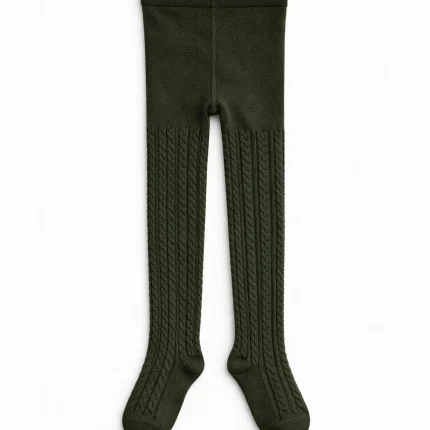 جوراب‌شلواری بچگانه بافت سبز تیره ملانژ برند پنتی (Penti)