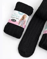 جوراب‌شلواری بچگانه بافت مشکی برند پنتی (Penti) - تصویر 2