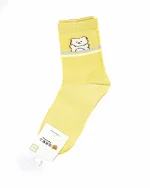 پک 5 عددی جوراب دخترانه نیم ساق طرح خرس - تصویر 3