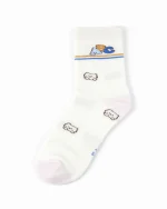 پک 5 عددی جوراب دخترانه نیم ساق طرح خرس - تصویر 2