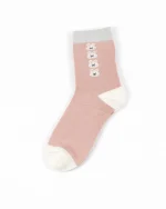 پک 5 عددی جوراب دخترانه نیم ساق طرح هَپی - تصویر 5