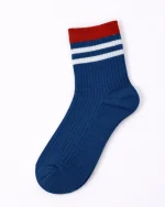 پک 5 عددی جوراب پسرانه نیم ساق طرح اسپرت راه راه - تصویر 3