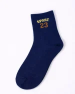 پک 5 عددی جوراب پسرانه نیم ساق طرح استار اسپرت